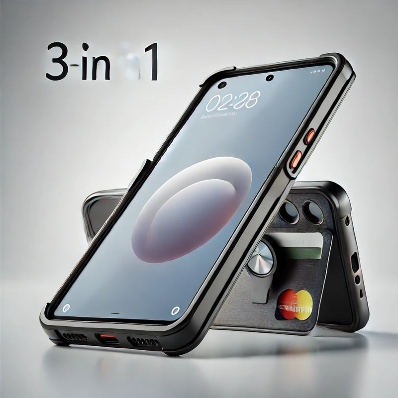 The Perfect Blend of Protection, Convenience, and Style: 3-in-1 Smart Phone Case