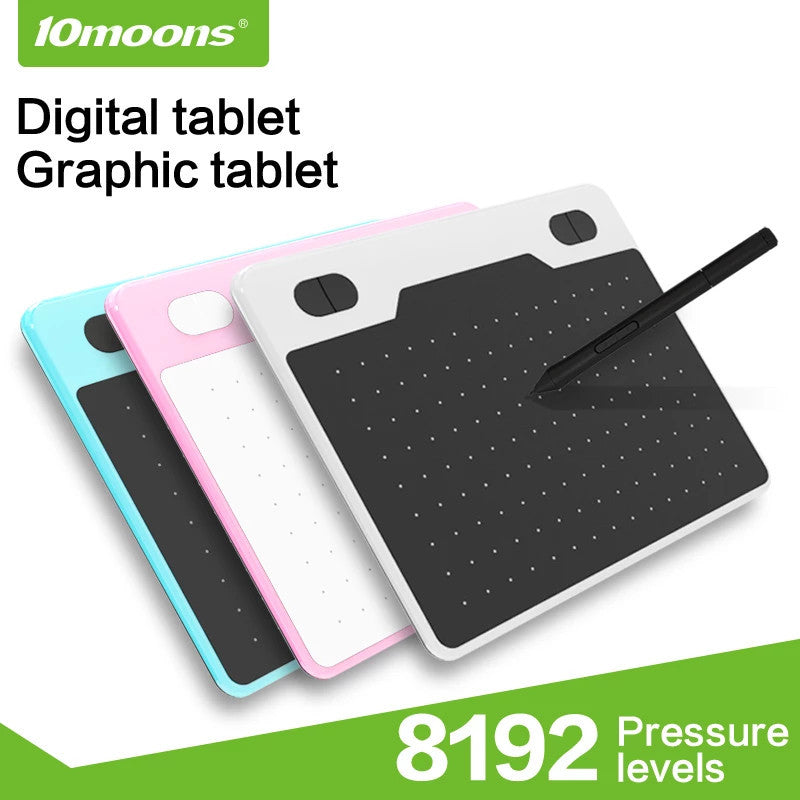 Apple/Windows/Android compatible, 7 Inch Ultralight Graphic Tablet