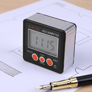 Digital inclinometer angle measuring tool