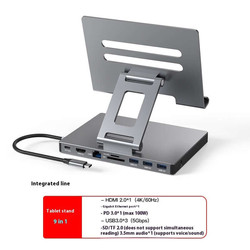 Flat Rotating Bracket Type-c Extension Converter