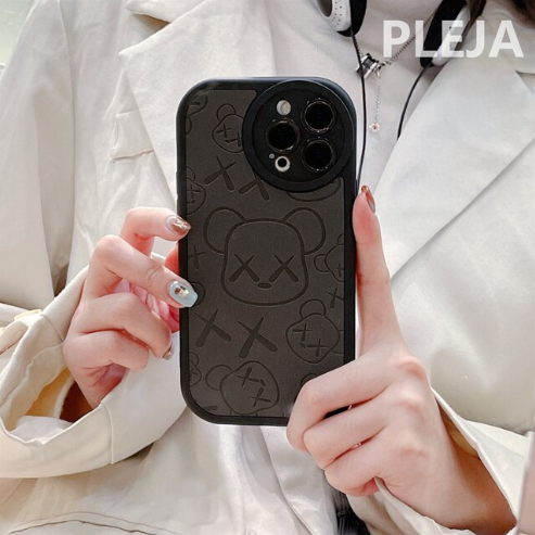 Cartoon Embossed Pattern Phone Case For iPhones