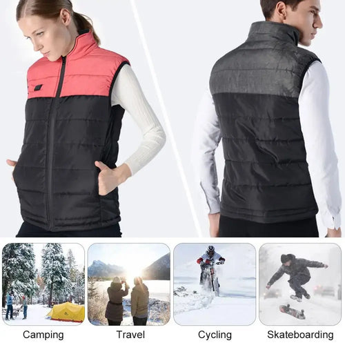 Outdoor Unisex Electric Heated Winter Vest