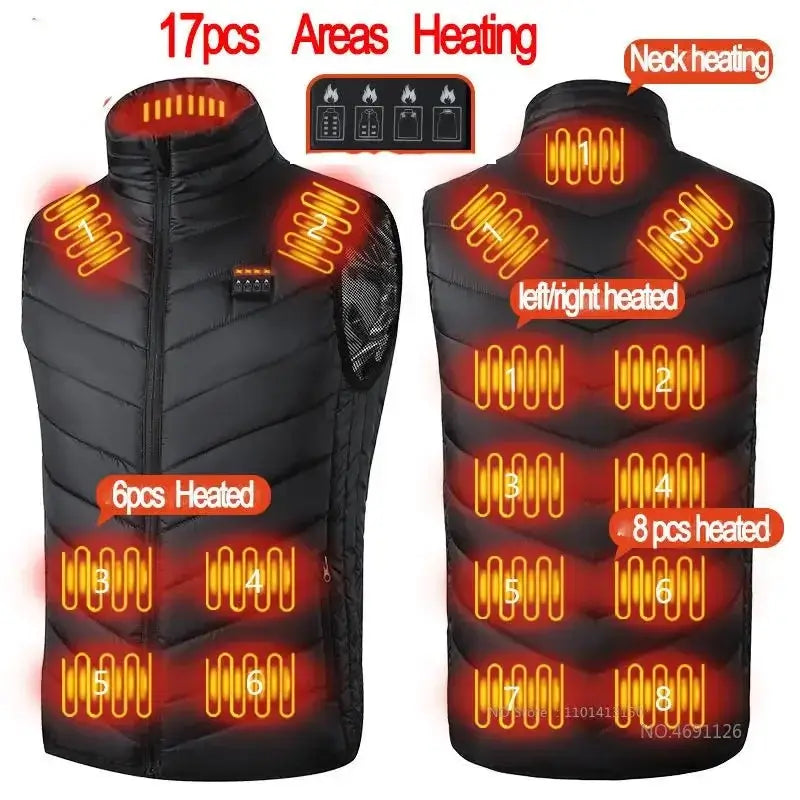 Multi-Zone USB Heated Vest