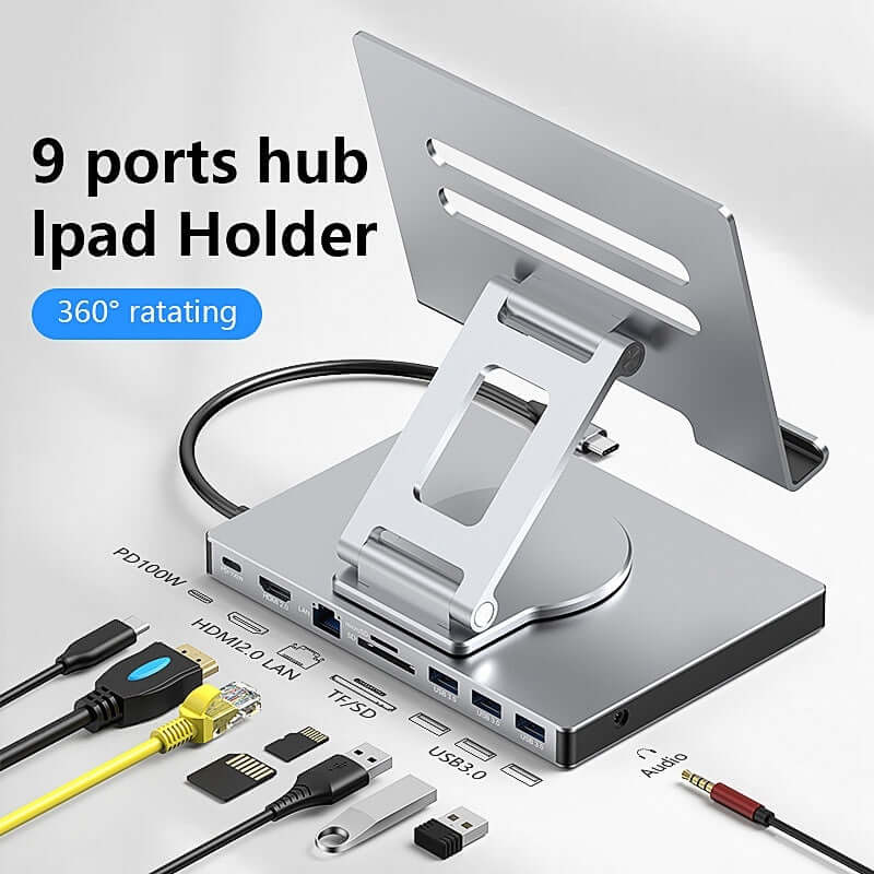 Flat Rotating Bracket Type-c Extension Converter