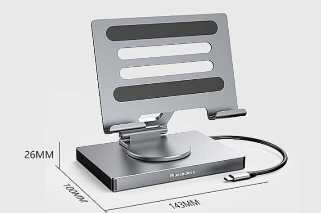 Flat Rotating Bracket Type-c Extension Converter