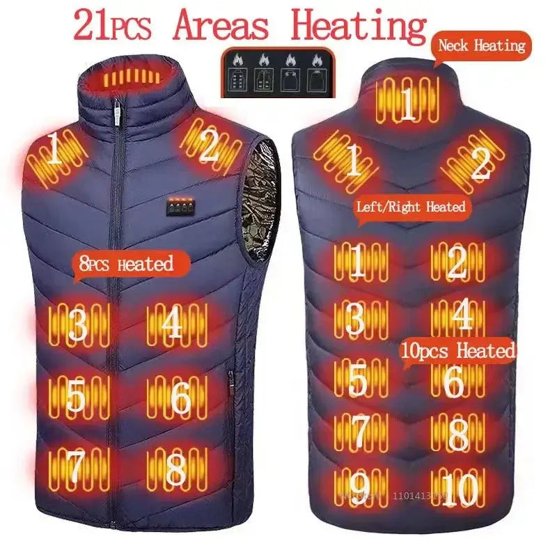 Multi-Zone USB Heated Vest