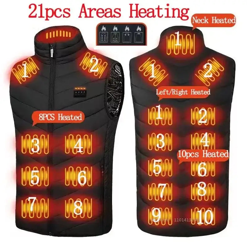 Multi-Zone USB Heated Vest