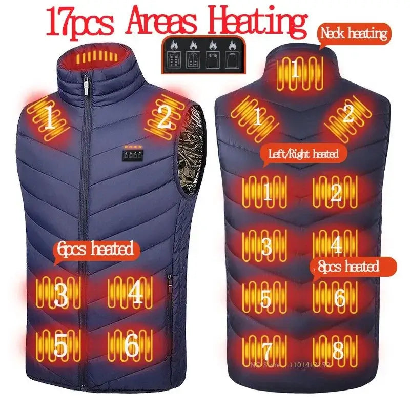 Multi-Zone USB Heated Vest