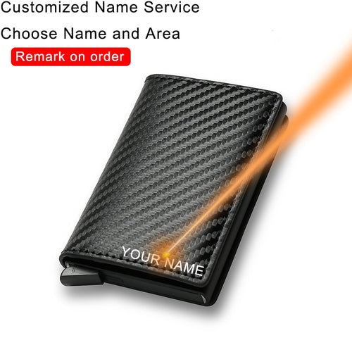 Carbon Fiber Card Holder Men's Wallet