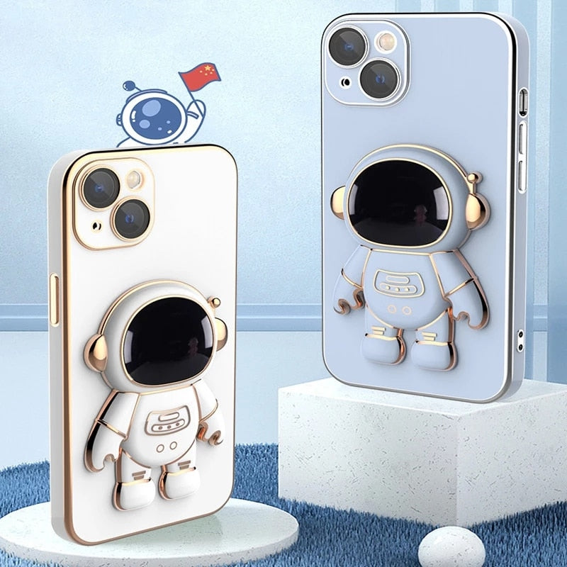 3D Astronaut Phone Case with Holder