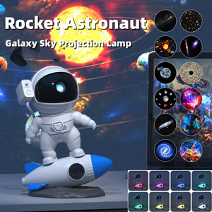 Rocket Astronaut Galaxy Starry Sky Desktop Projector