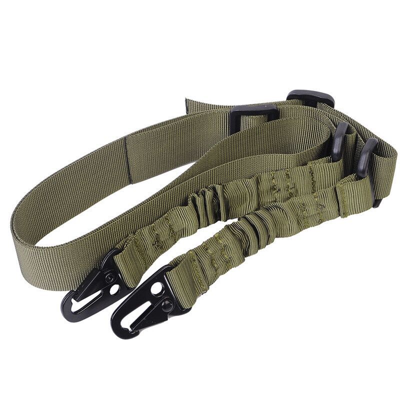 Tactical 2 Point Sling Shoulder Strap Outdoor Rifle Sling Shoulder Strap Metal Buckle Belt Hunting Accessories Tactical Gear (Private Listing)